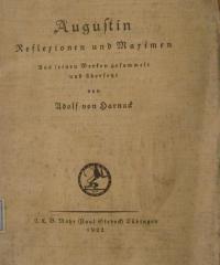 Augustin. Reflexionen und Maximen