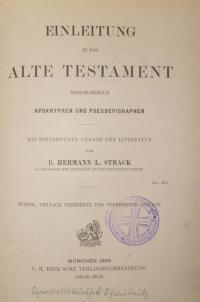 Einleitung in das Alten Testament