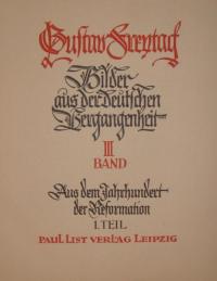 Bilder aus der deutschen Vergangenheit Bd. III Th. 1