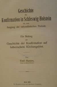 Schriften des Vereins für schleswig-holsteinische Kirchengeschichte R. 1, Hf. 6