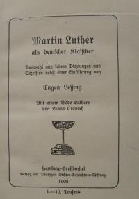 Hausbücherei der Deutschen Dichter-Gedächtnis-Stiftung – Bd. 28  - Martin Luther als deutscher Klassiker